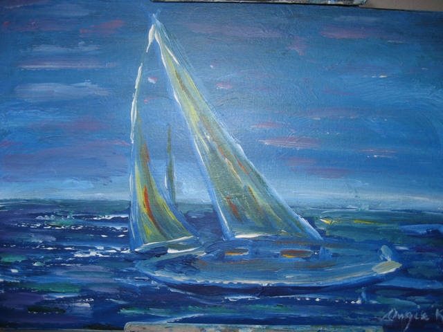 Sailing by Angie 'K' (Angela Kolistasis)